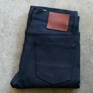 Gustin #145 Japan Indigo Basket Weave 5 Pocket